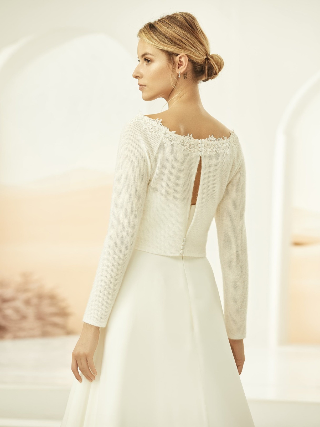 bianco evento bridal bolero e325 2 1